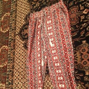 Patterned Jogger Pants